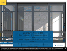 Tablet Screenshot of cap-ouvertures.fr